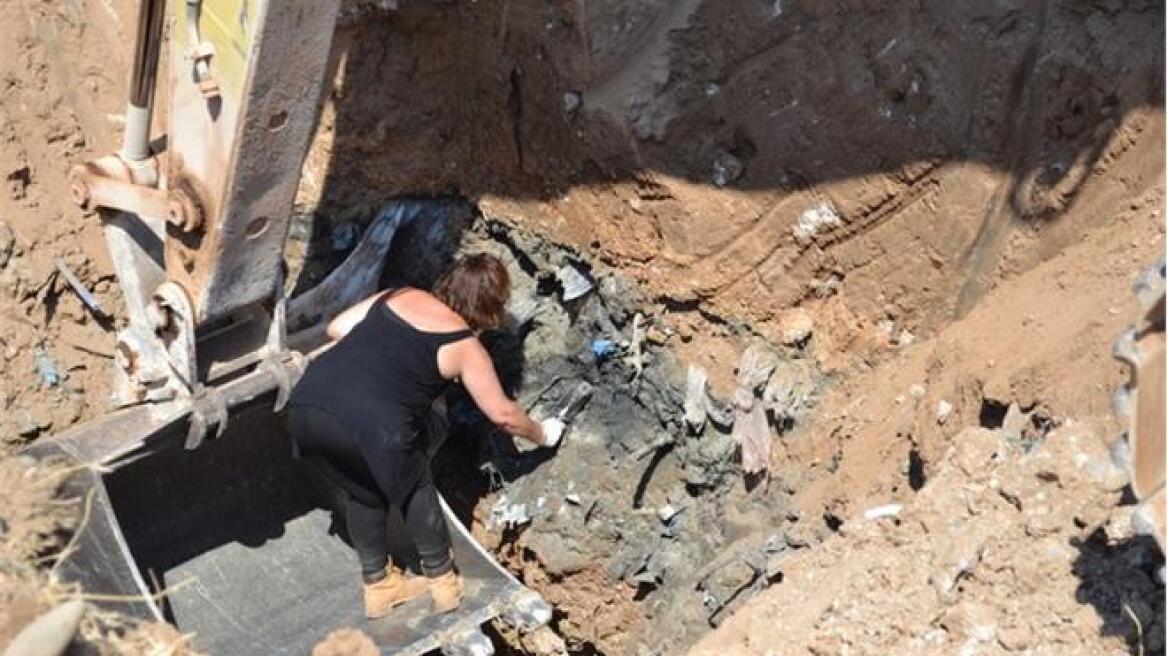 Μόλις 20 μέτρα από την όχθη του Ασωπού βρέθηκαν θαμμένα βιομηχανικά απόβλητα
