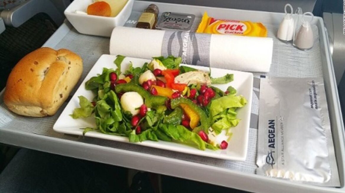 Aegean airlines have best food in Europe, according to food blogger
