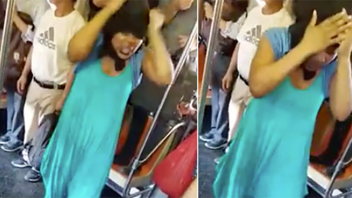 Βίντεο: Πανικός στο μετρό της Νέας Υόρκης - Γυναίκα ελευθέρωσε... γρύλους και σκουλήκια σε βαγόνι
