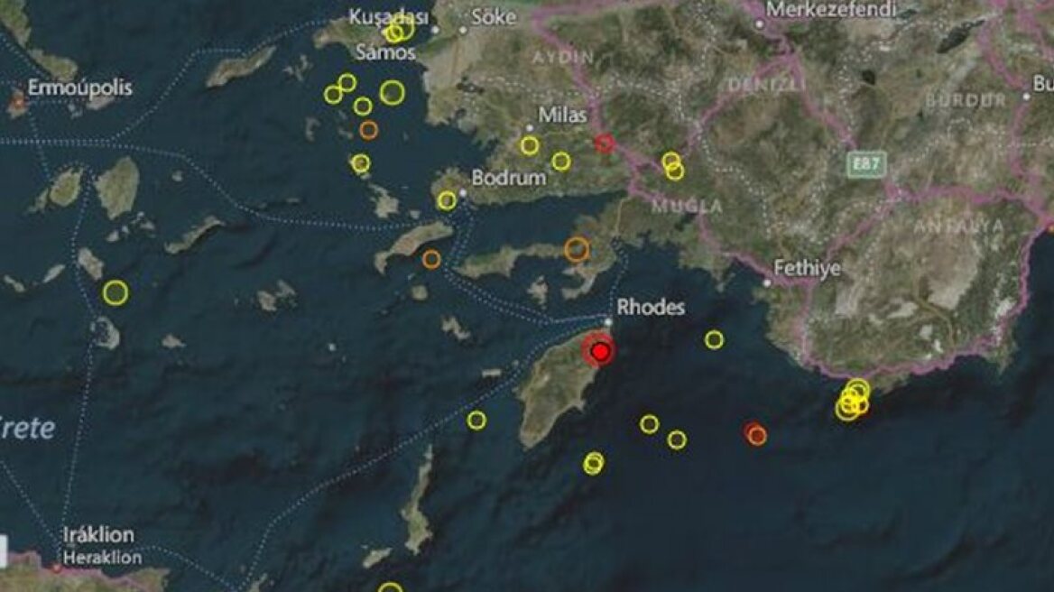 4.2 magnitude earthquake shakes Rhodes
