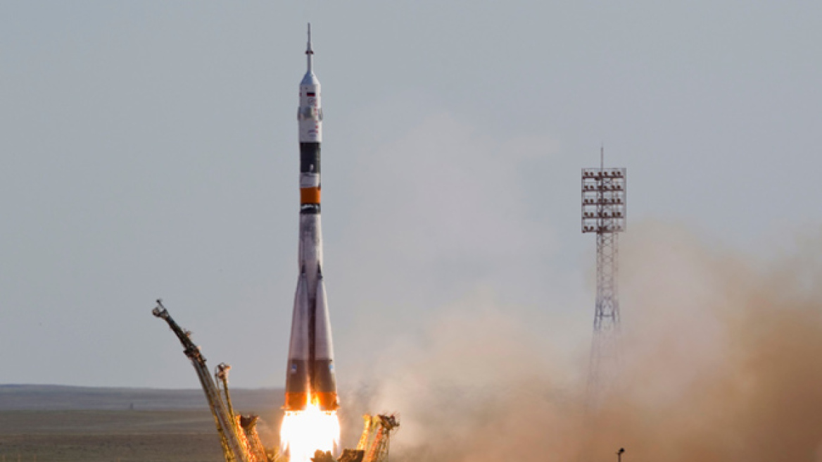 Το διαστημόπλοιο Soyuz προσεδαφίστηκε στο Καζακστάν