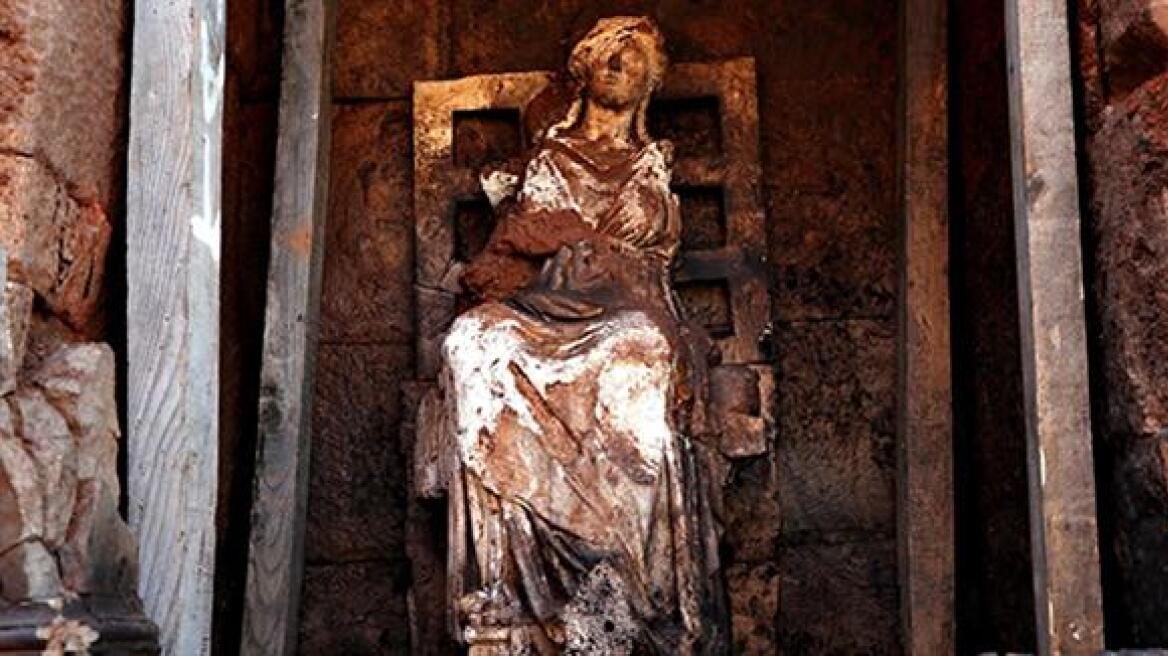 Άγαλμα της θεάς Κυβέλης ανακαλύφθηκε στην Τουρκία