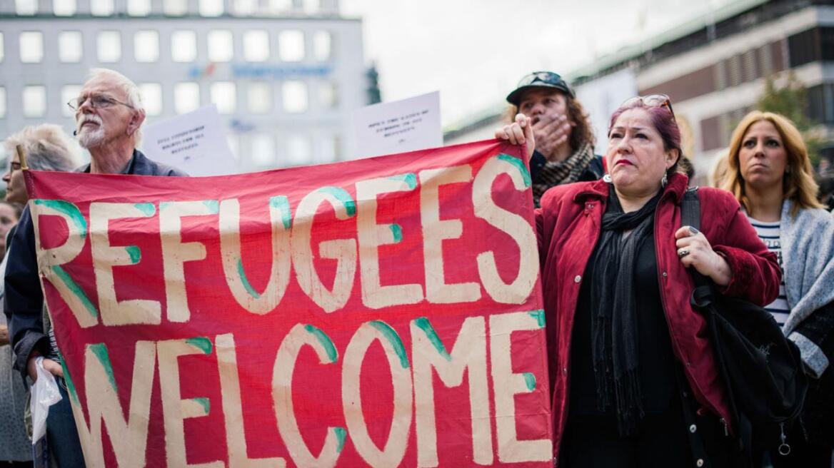 Λονδίνο: Περίπου 20.000 άνθρωποι διαδήλωσαν υπέρ των προσφύγων 