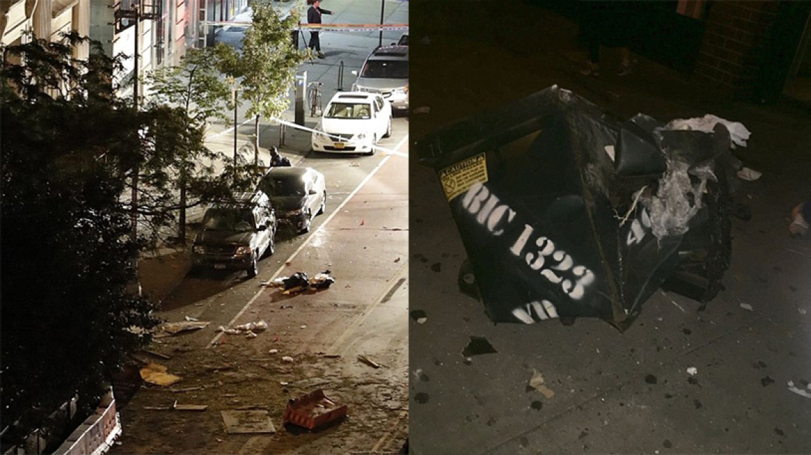 Τρόμος στη Νέα Υόρκη από εκρηκτικό μηχανισμό σε κάδο απορριμμάτων