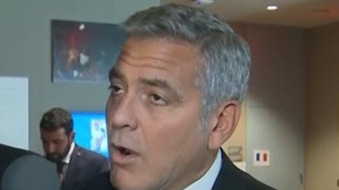 George Clooney: Μένει εμβρόντητος όταν μαθαίνει για τον χωρισμό των Τζολί -Πιτ on camera