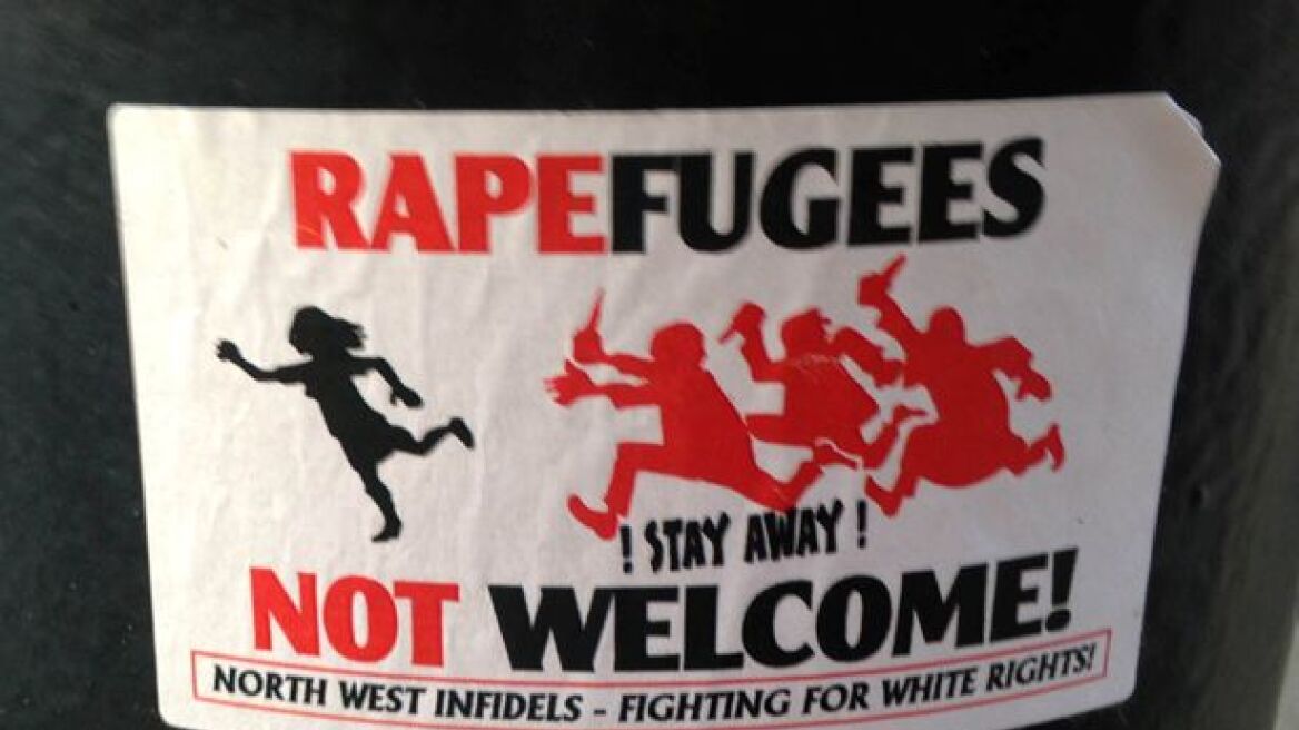 Βρετανία: Φυλλάδια με σύνθημα οι «βιαστές-πρόσφυγες δεν είναι ευπρόσδεκτοι»