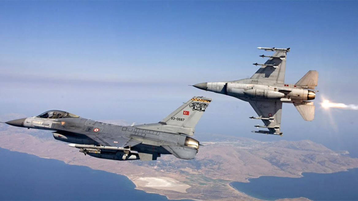 Υπέρπτηση τουρκικών F-16 πάνω από ελληνικό νησί