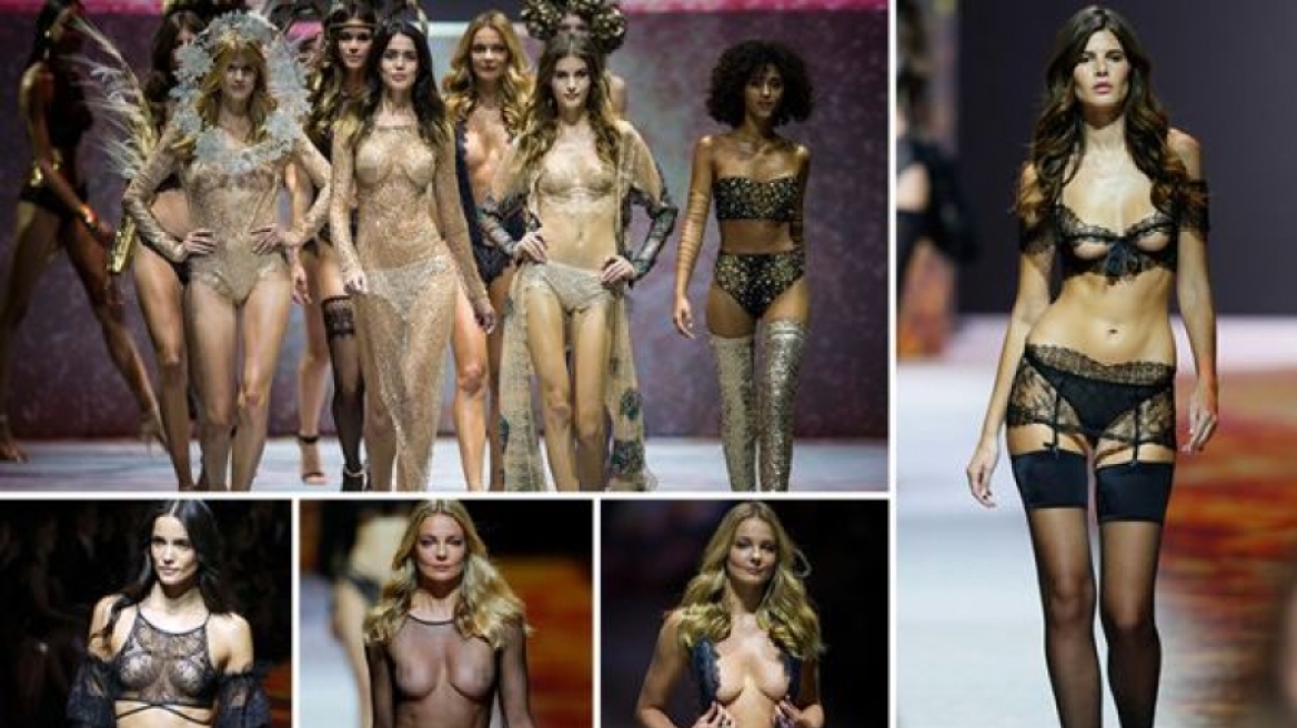 Η πιο σέξι επίδειξη εσωρούχων στην εβδομάδα μόδας στο Παρίσι «κόβει την ανάσα»