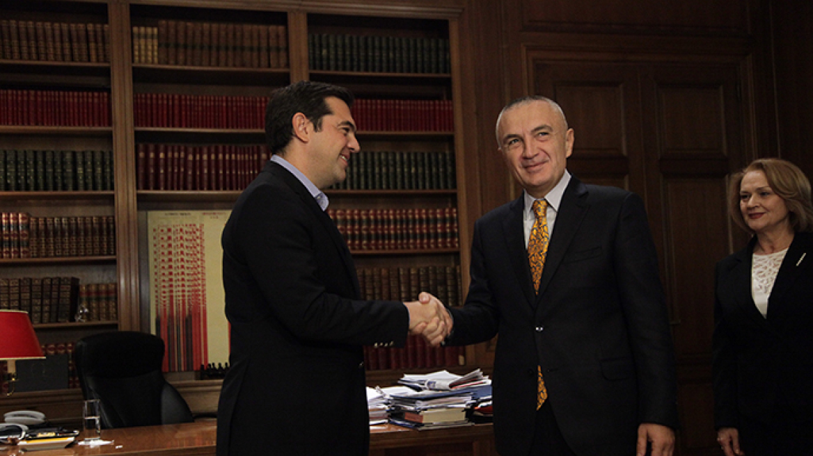 Πρόεδρος αλβανικής Βουλής σε Τσίπρα: Προς το συμφέρον μας μια ισχυρή Ελλάδα