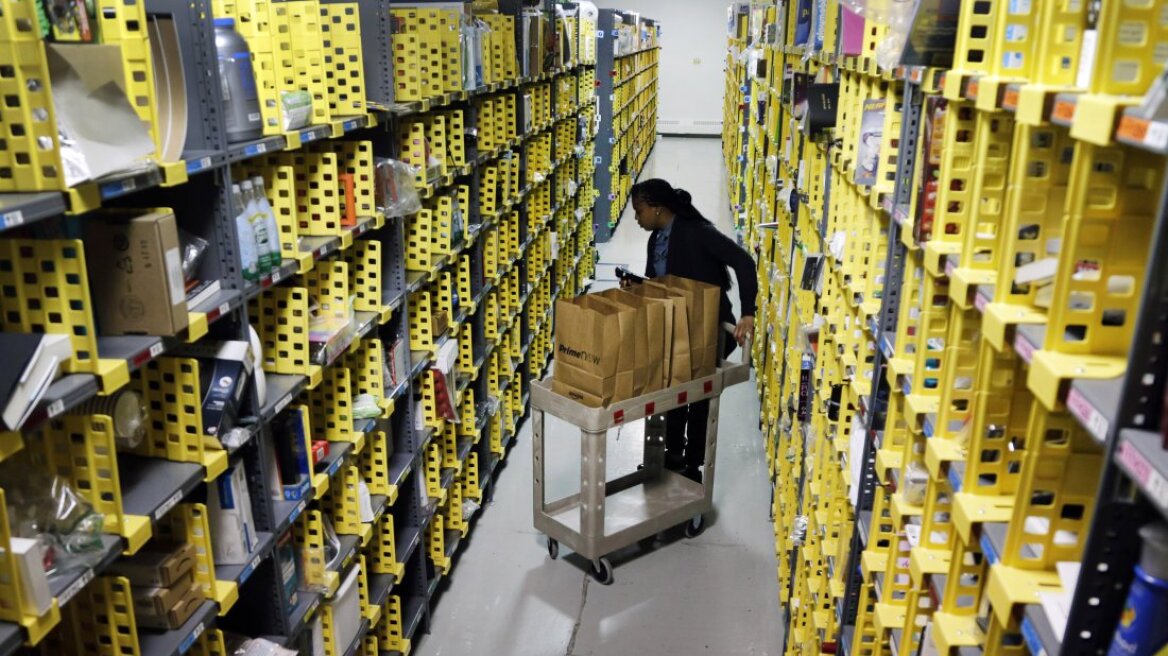 Amazon: Θα προσλάβει 120.000 εποχιακά εργαζόμενους για την περίοδο πριν τα Χριστούγεννα
