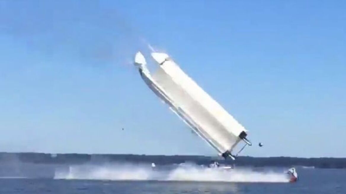Τρομακτικό δυστύχημα με σκάφος στη Βιρτζίνια - Αναποδογύρισε στον αέρα, εκτοξεύοντας ανθρώπους