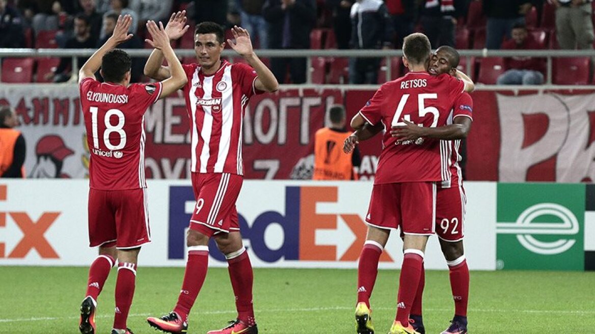 Olympiakos cruise past opponents in Europa League (videos)