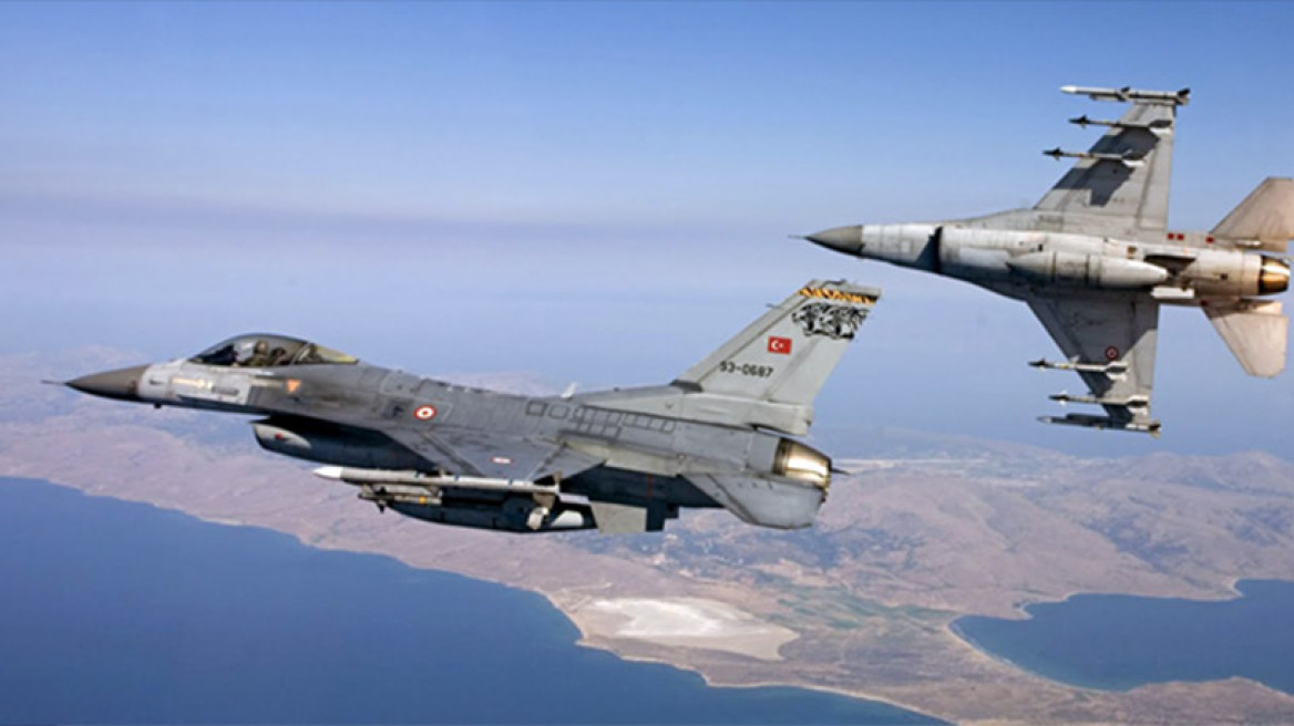 Τέσσερα τουρκικά F-16 πάνω από Ζουράφα και Παναγιά