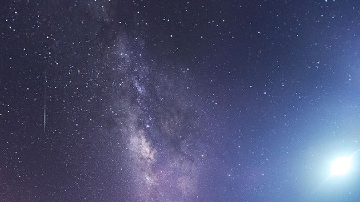 Η απόλυτη φωτογραφία: Σελήνη, Γαλαξίας, μετεωρίτης, λάβα μαζί σε ένα κλικ