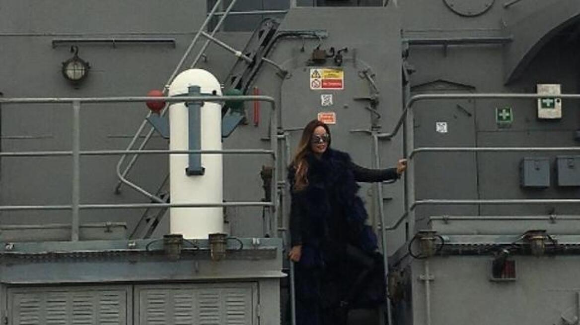 Η Ιωάννα Λίλη στο αρματαγωγό «Ρόδος»