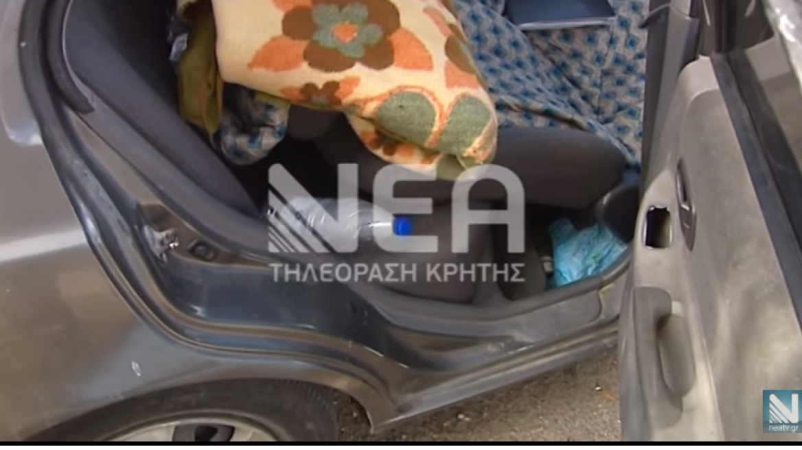 Κρήτη: Ανεργος έχει κάνει το αυτοκίνητο του... σπίτι για τετραμελή οικογένεια