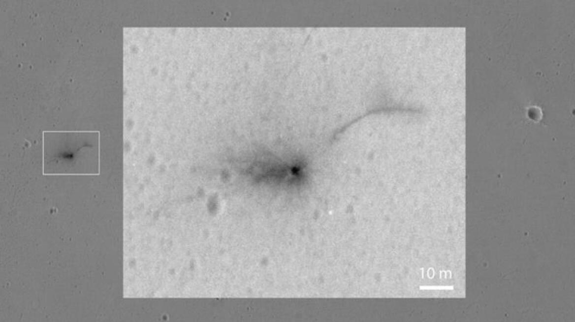Φωτογραφία της NASΑ: Είναι αυτό το Schiaparelli που συνετρίβη στον Άρη;