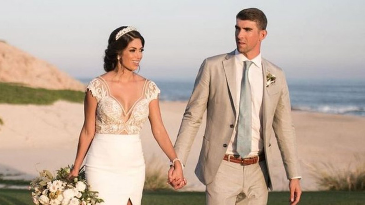 Οι πρώτες φωτογραφίες από τον μυστικό γάμο του Michael Phelps 