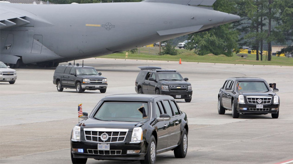 Τριακόσιοι πράκτορες προσγειώθηκαν στην Ελευσίνα για τον Ομπάμα