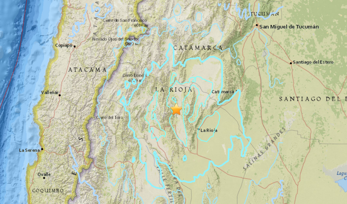 Σεισμός 6,2 Ρίχτερ ταρακούνησε την Αργεντινή