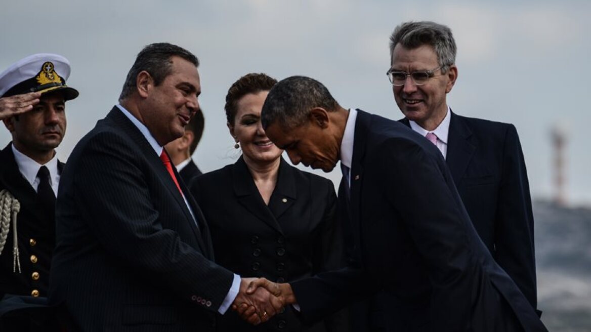When Obama bowed to Kammenos (photo)