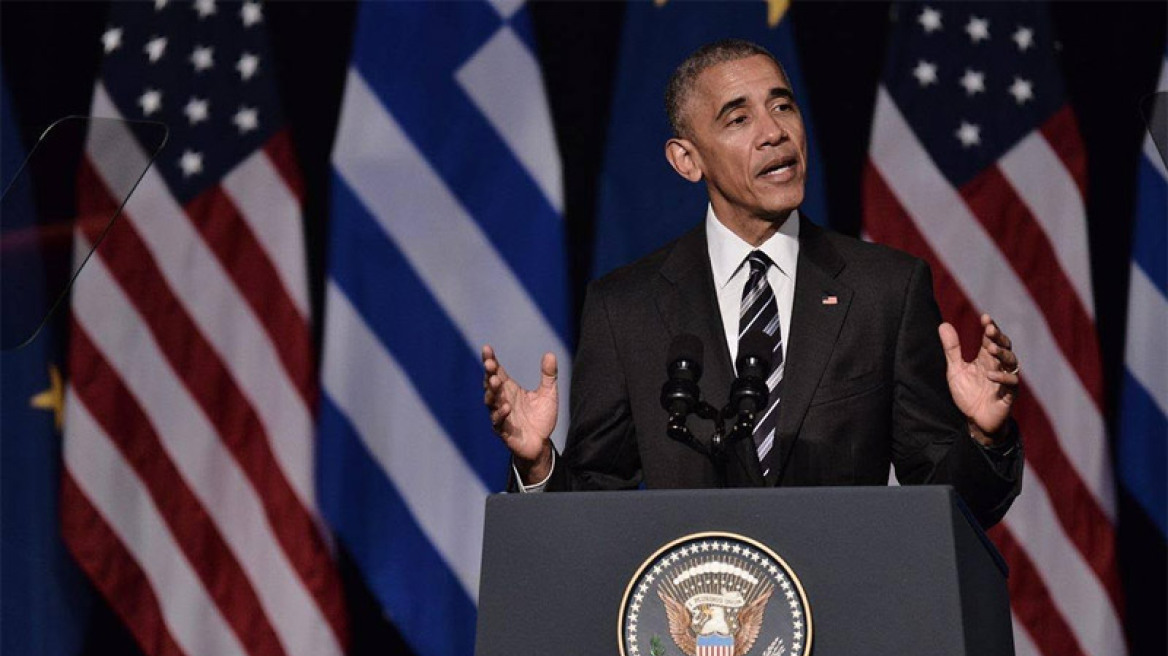 «Ζήτω η Ελλάς»: Ετσι έκλεισε την ομιλία του για τη Δημοκρατία ο Ομπάμα