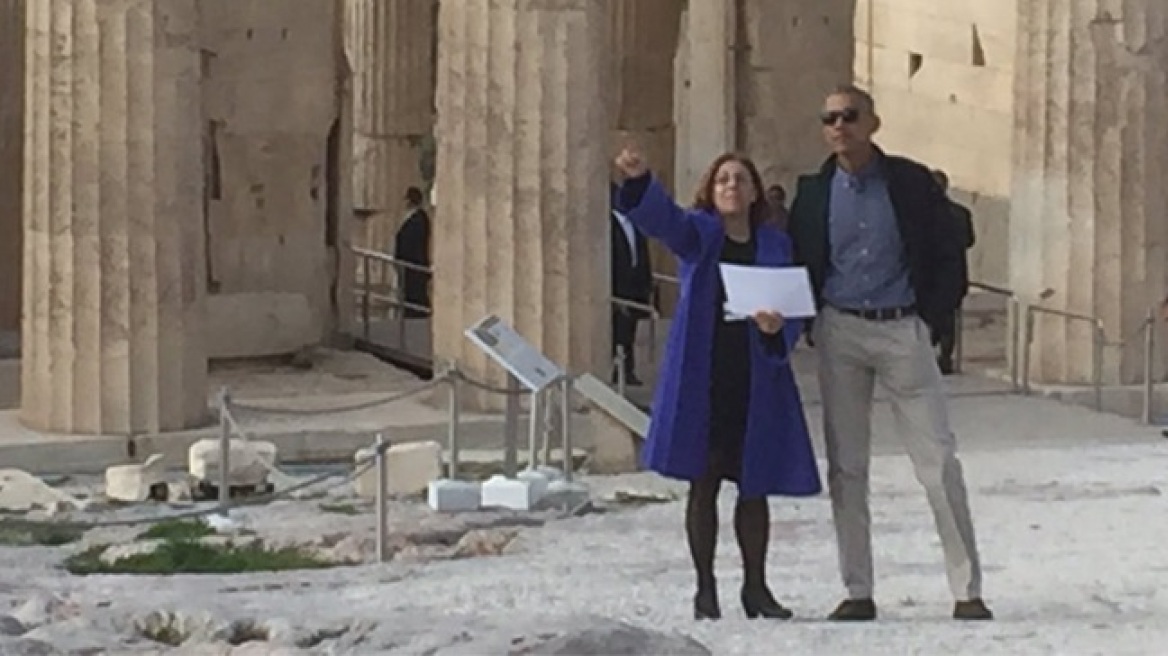 Live: Barack Obama at the Acropolis (live video)