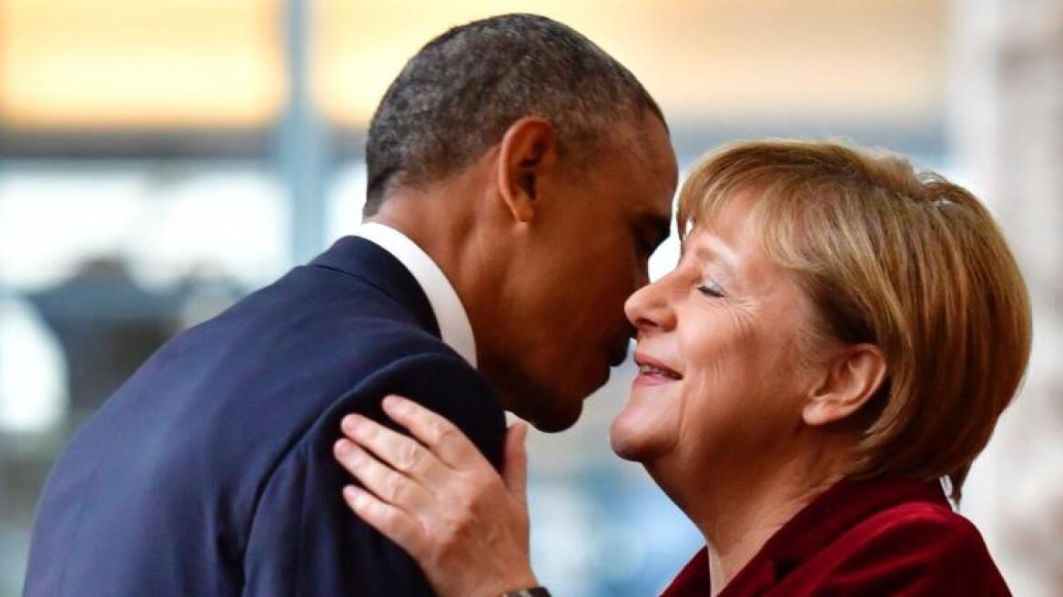 To φιλί της Μέρκελ στον Ομπάμα