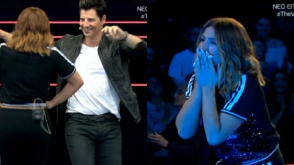 Ο Σάκης Ρουβάς και η Έλενα Παπαρίζου χόρεψαν ικαριώτικο στο «The Voice»