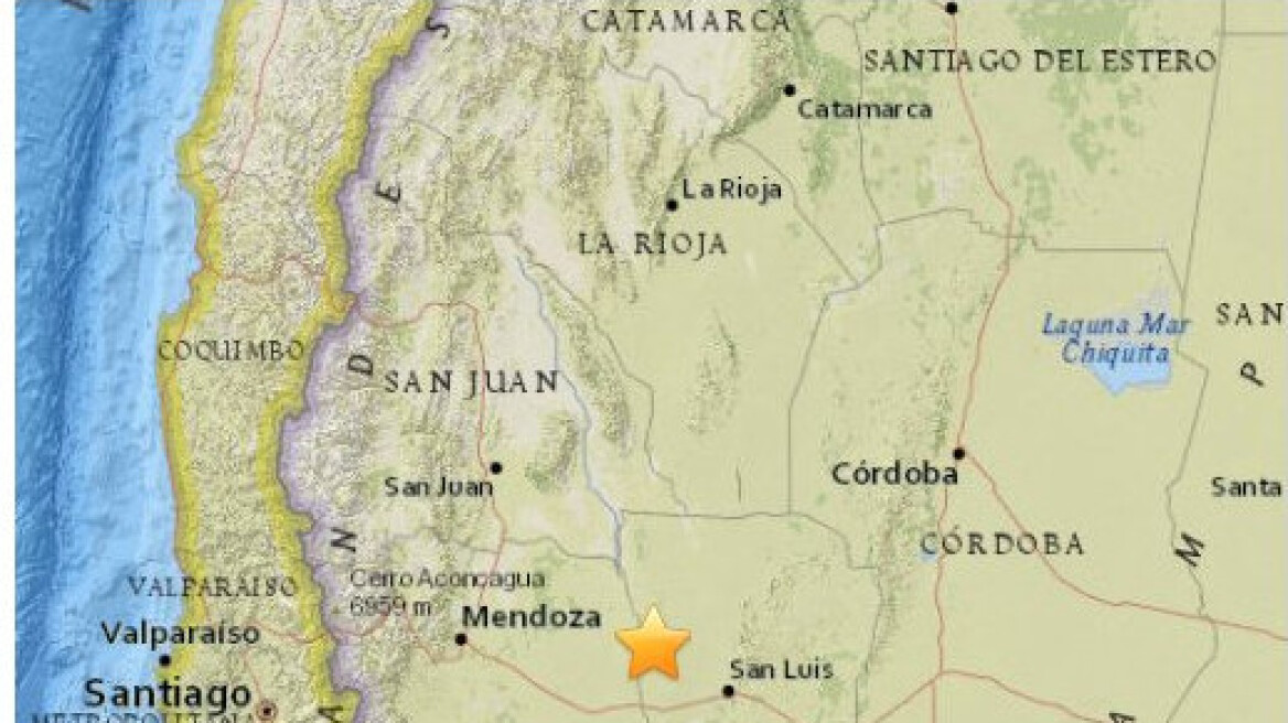 Μεγάλος σεισμός 6,7 Ρίχτερ στην Αργεντινή
