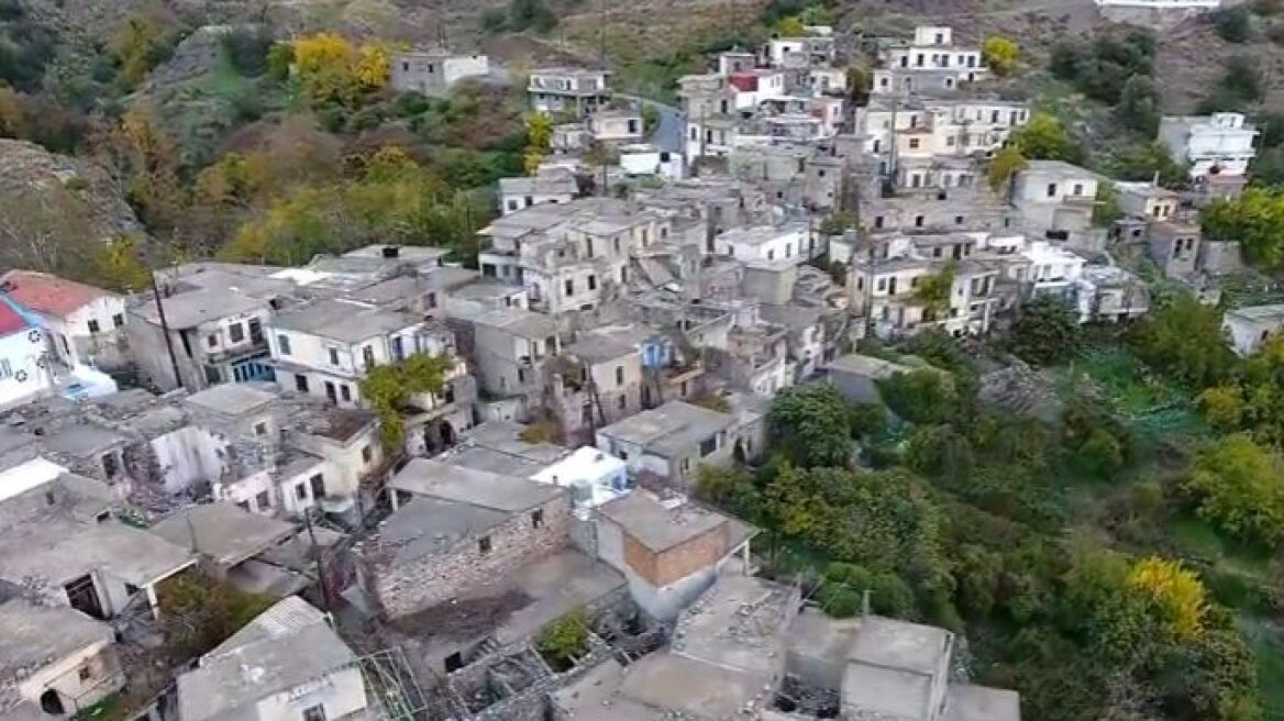 Καλάμι: Tο χωριό – φάντασμα της Κρήτης σε video που κόβει την ανάσα