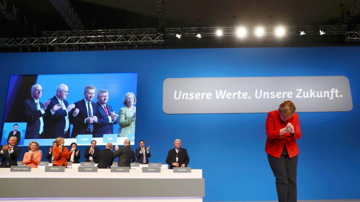 Γερμανία: Η Μέρκελ επανεξελέγη στην ηγεσία του CDU με 89,5%