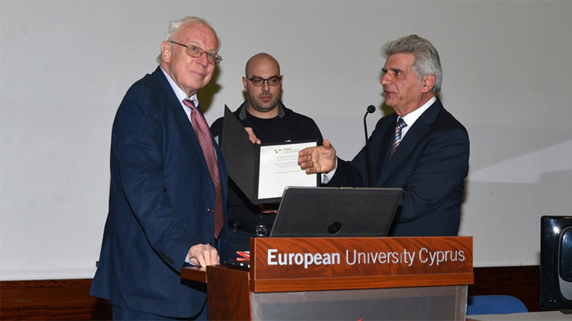 Ο Νομπελίστας Tomas Lindahl μέλος του Διδακτικού Επιστημονικού Προσωπικού  του Ευρωπαϊκού Πανεπιστημίου Κύπρου 