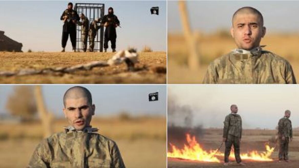 Νέο βίντεο – σοκ από τζιχαντιστές: Καίνε ζωντανούς Τούρκους στρατιώτες