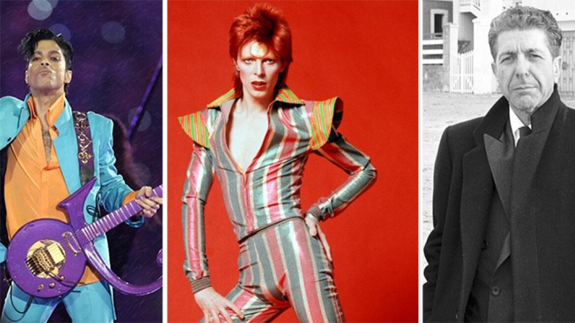  David Bowie, Prince, Leonard Cohen, George Michael… 2016 was not a good year for music