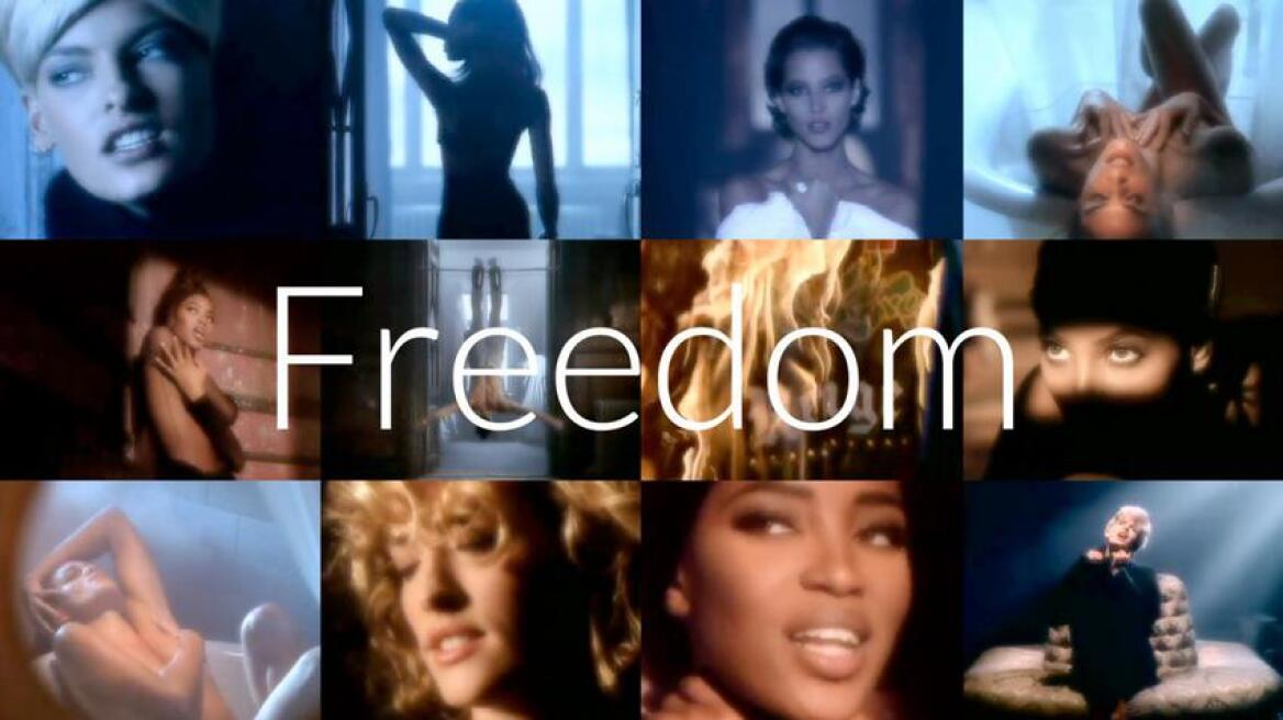 «Freedom»: Το εμβληματικό βιντεοκλίπ του Τζορτζ Μάικλ με την... παρέλαση των σούπερ μόντελ
