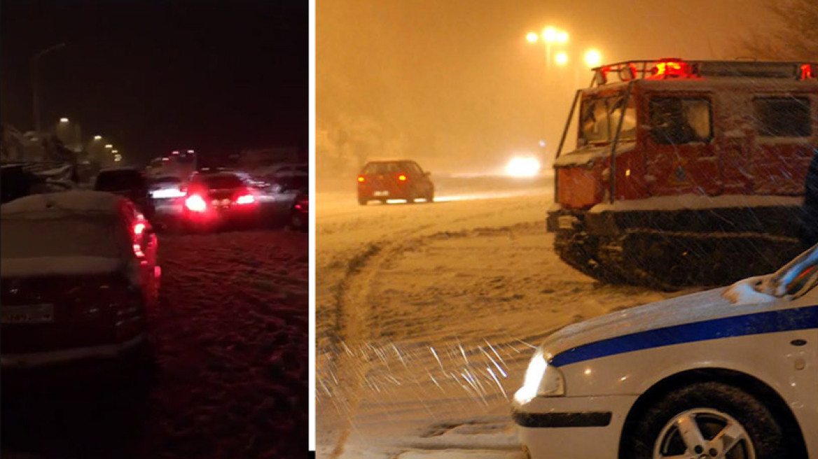 Μοιραίος χιονιάς με δύο νεκρούς - Εγκλωβισμένοι οδηγοί στην Αθηνών-Πατρών