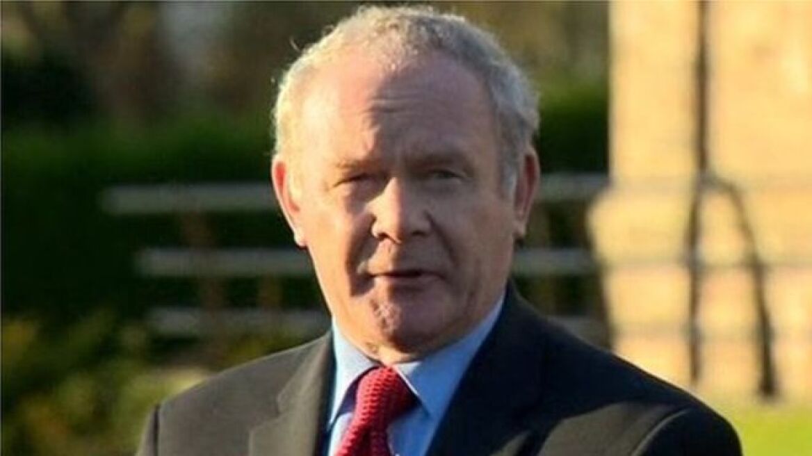Παραιτήθηκε ο πρώτος αντιπρόεδρος της κυβέρνησης στη Βόρεια Ιρλανδία
