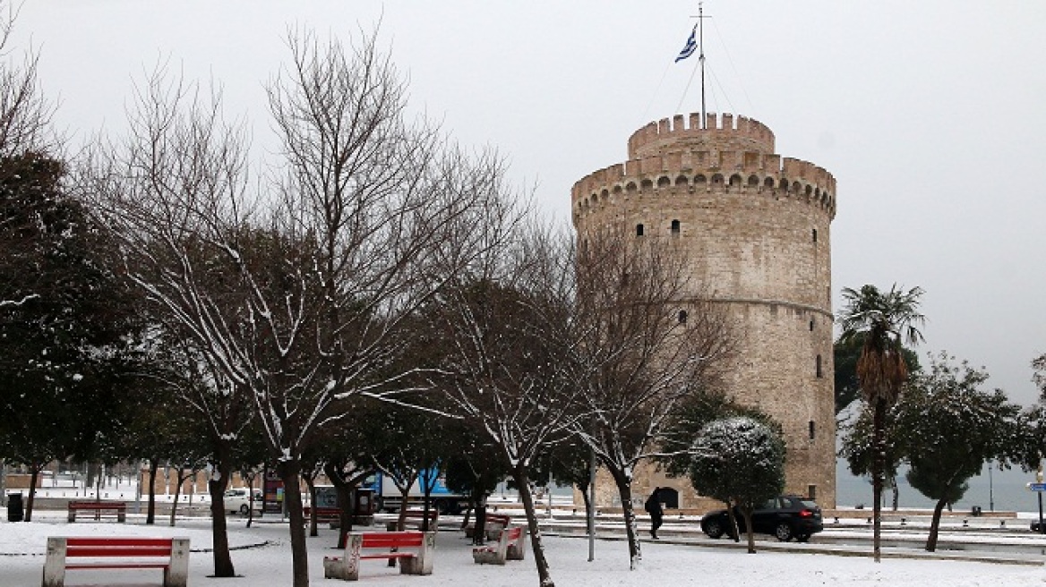 Έσπασε το «ρεκόρ παγετού» η Θεσσαλονίκη: 4 μέρες κάτω από το μηδέν ο υδράργυρος!