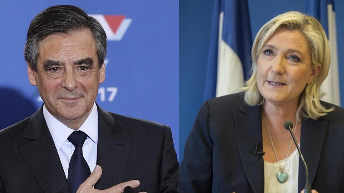 Γαλλία: Άνετη νίκη του Φιγιόν επί της Λεπέν, προβλέπει δημοσκόπηση