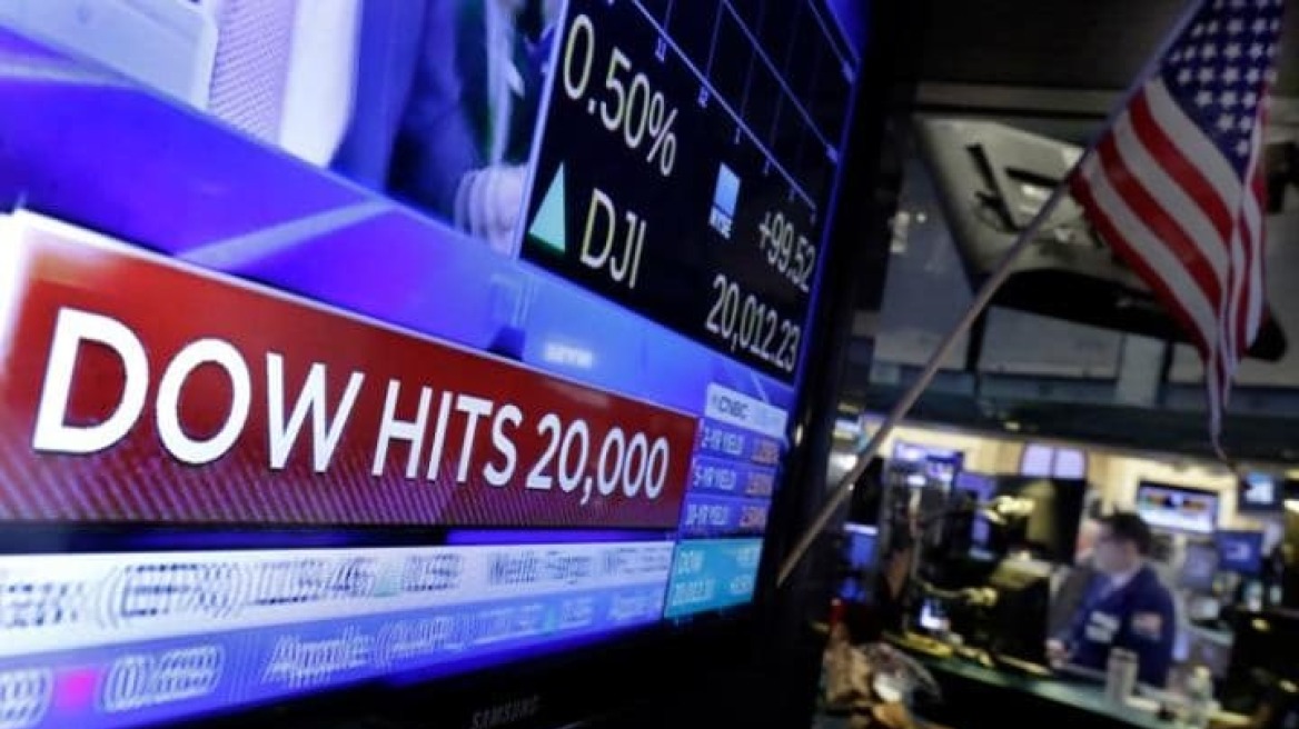 Ιστορικό ρεκόρ: Ο Τραμπ «εκτόξευσε» τον Dow Jones πάνω από τις 20.000 μονάδες