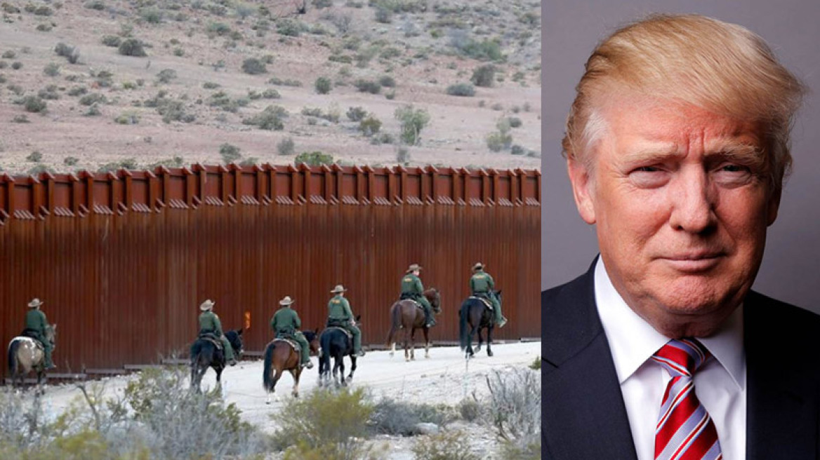 Υπέγραψε ο Τραμπ για το τείχος στα σύνορα με το Μεξικό