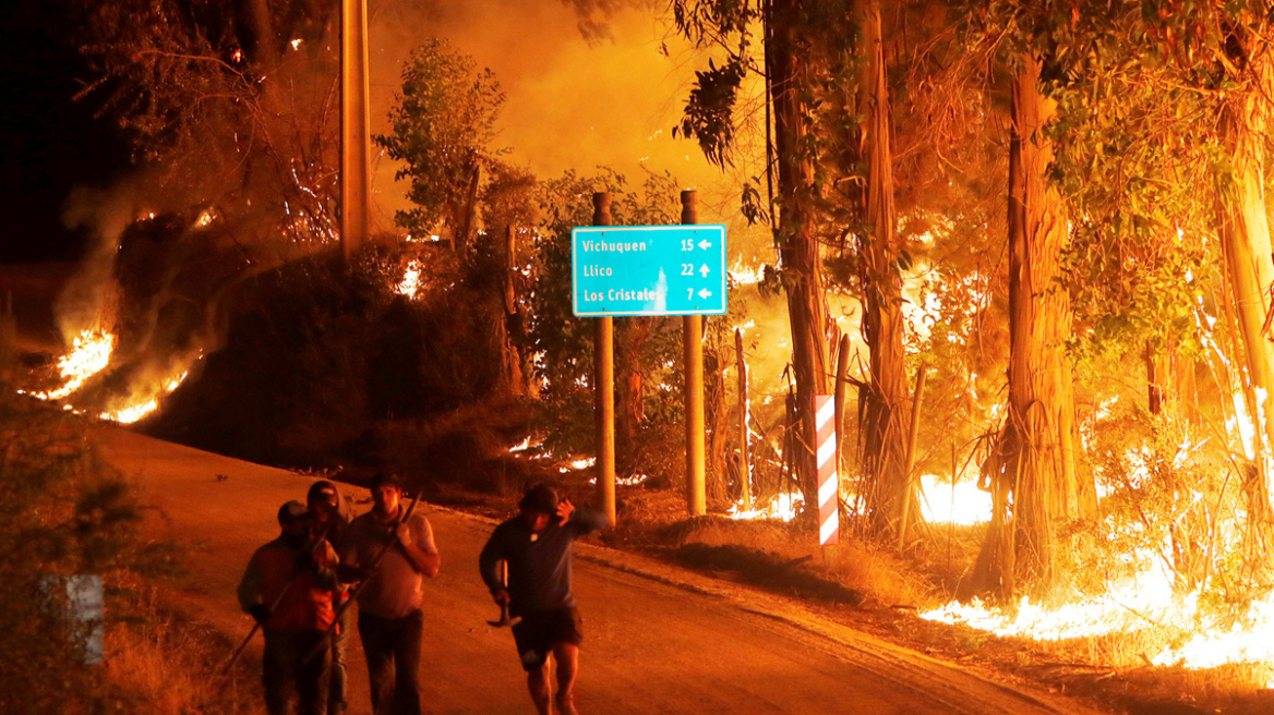 Παρανάλωμα του πυρός τα δάση της Χιλής - Εννέα νεκροί ο τραγικός απολογισμός