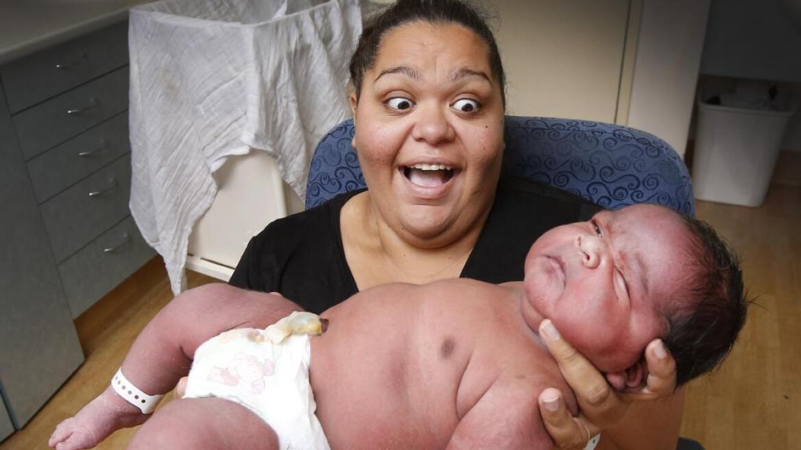 Βίντεο: Μαμά στην Αυστραλία γέννησε μωρό 6 κιλών!