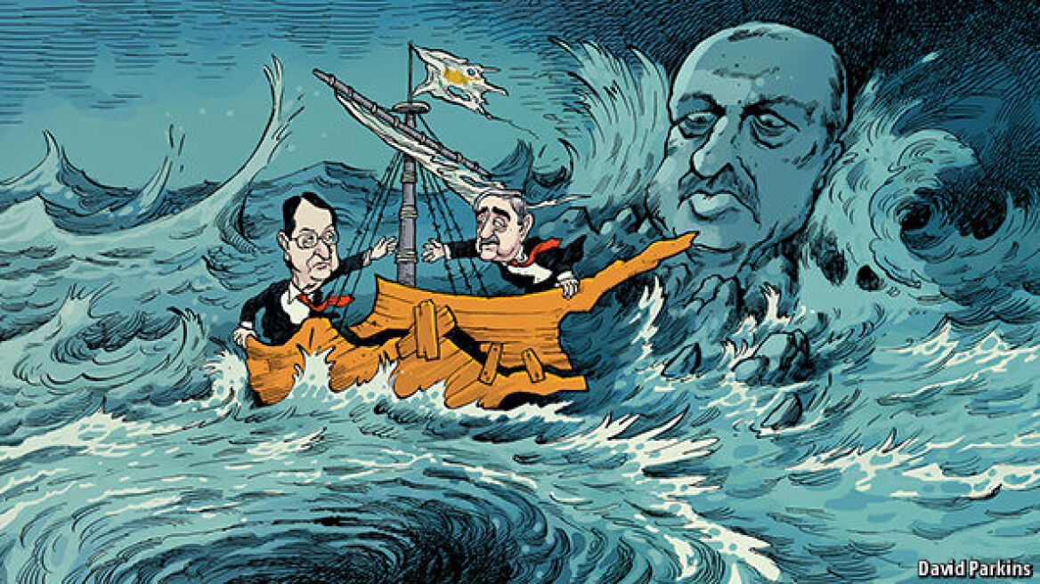 Το συγκλονιστικό σκίτσο του «Economist» για τον Ερντογάν και το Κυπριακό!