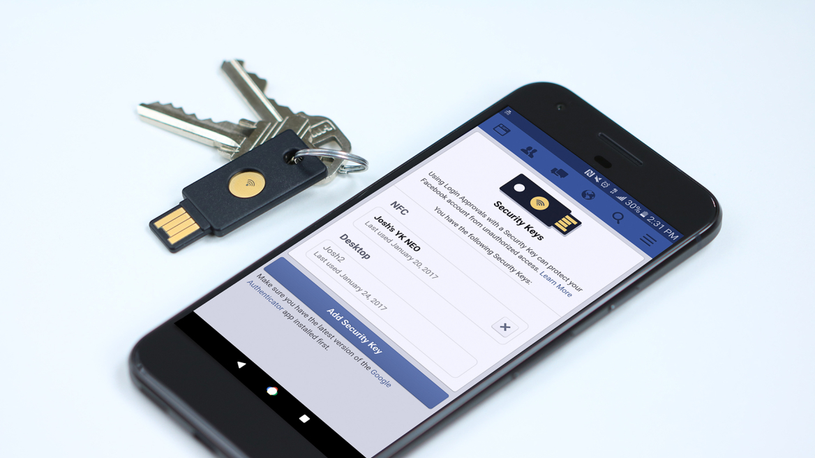 USB key offers Facebook users extra security
