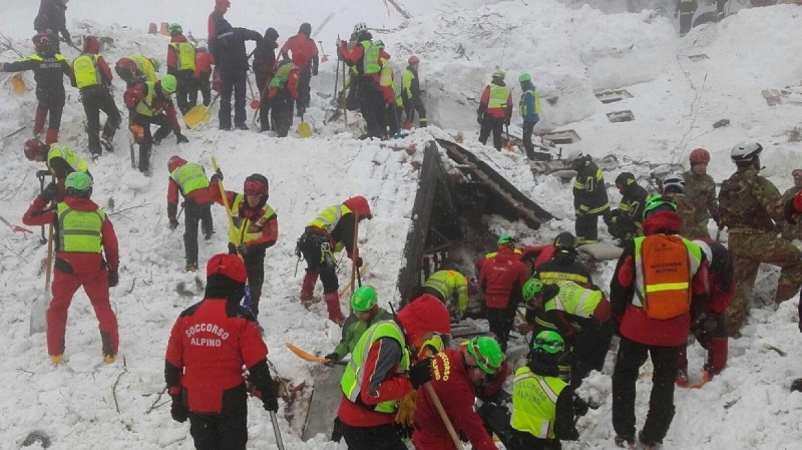 Ιταλία: Οι υπεύθυνοι του ξενοδοχείου Rigopiano γνώριζαν για τον κίνδυνο χιονοστιβάδας