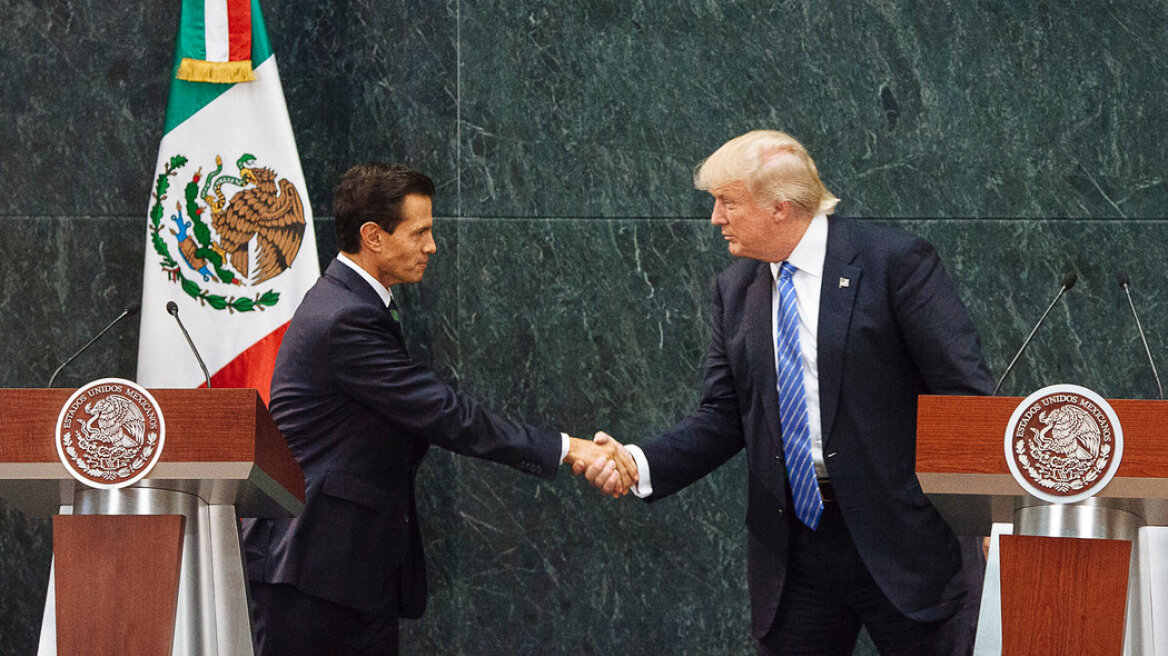 Θα στείλω το δικό μου στρατό να πιάσει τους κακούς, είπε ο Τραμπ στον μεξικανό πρόεδρο