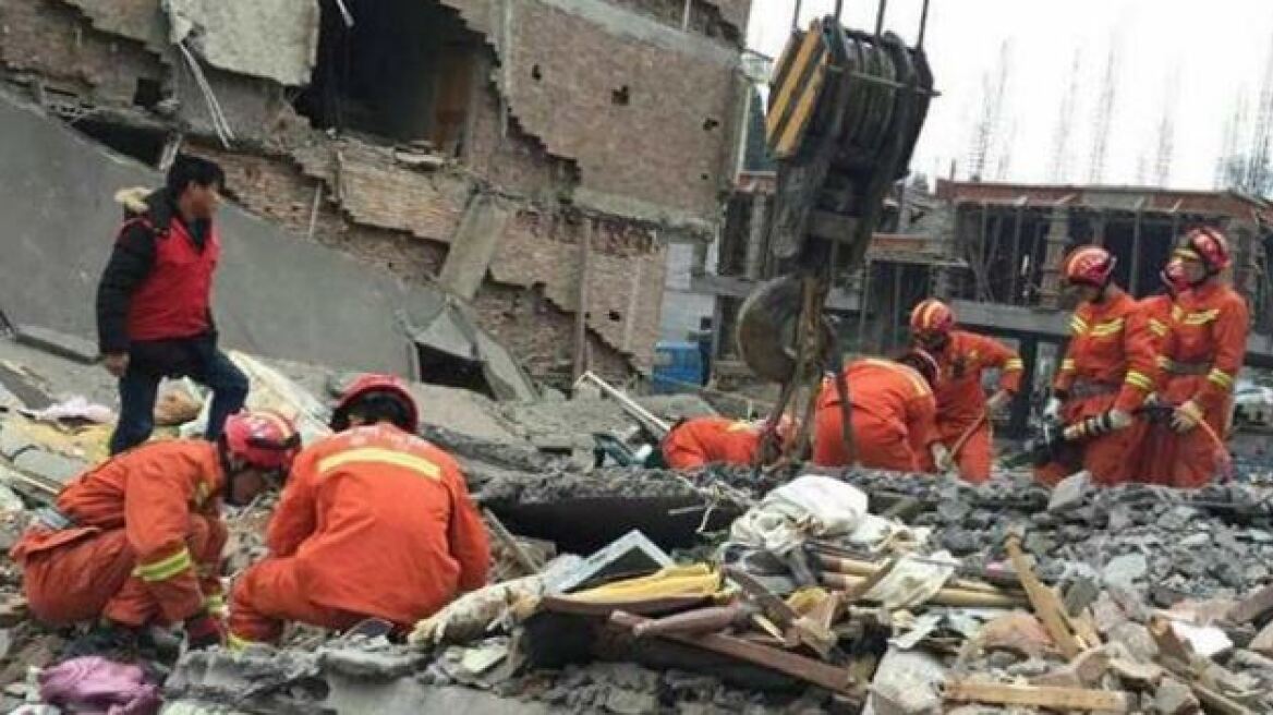 Κίνα: Επτά νεκροί και δύο τραυματίες από την κατάρρευση πολυκατοικίας