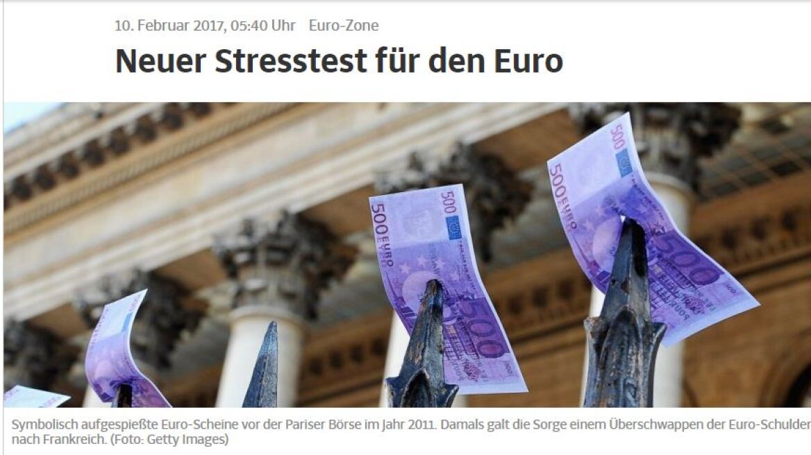 Süddeutsche Zeitung: Κρίσιμοι οι επόμενοι μήνες για την ύπαρξη του ευρώ